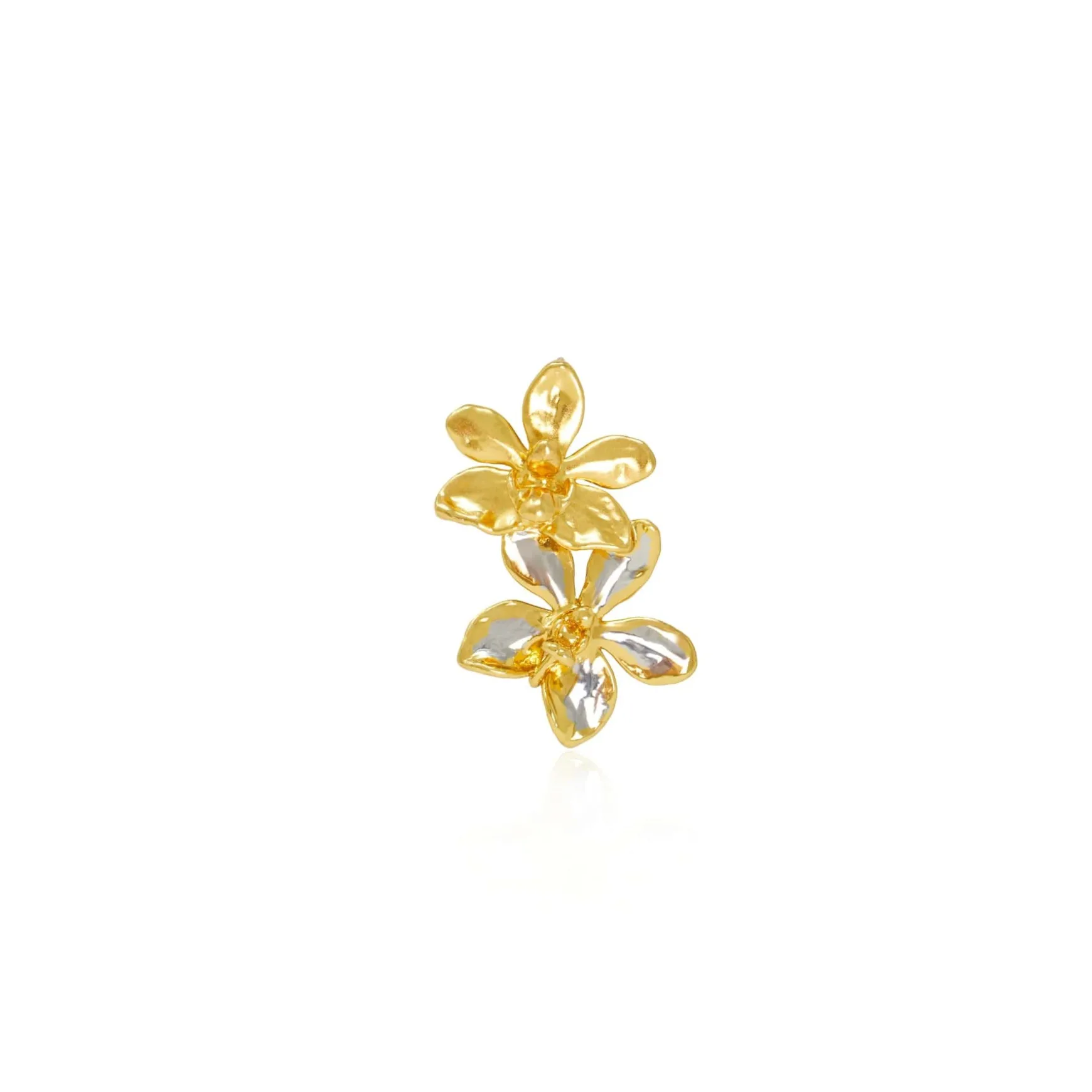 Aeridovanda and Doritaenopsis Orchid Brooch