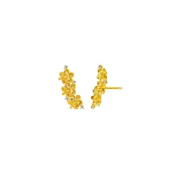 Ascocenda Garden Climber Earrings