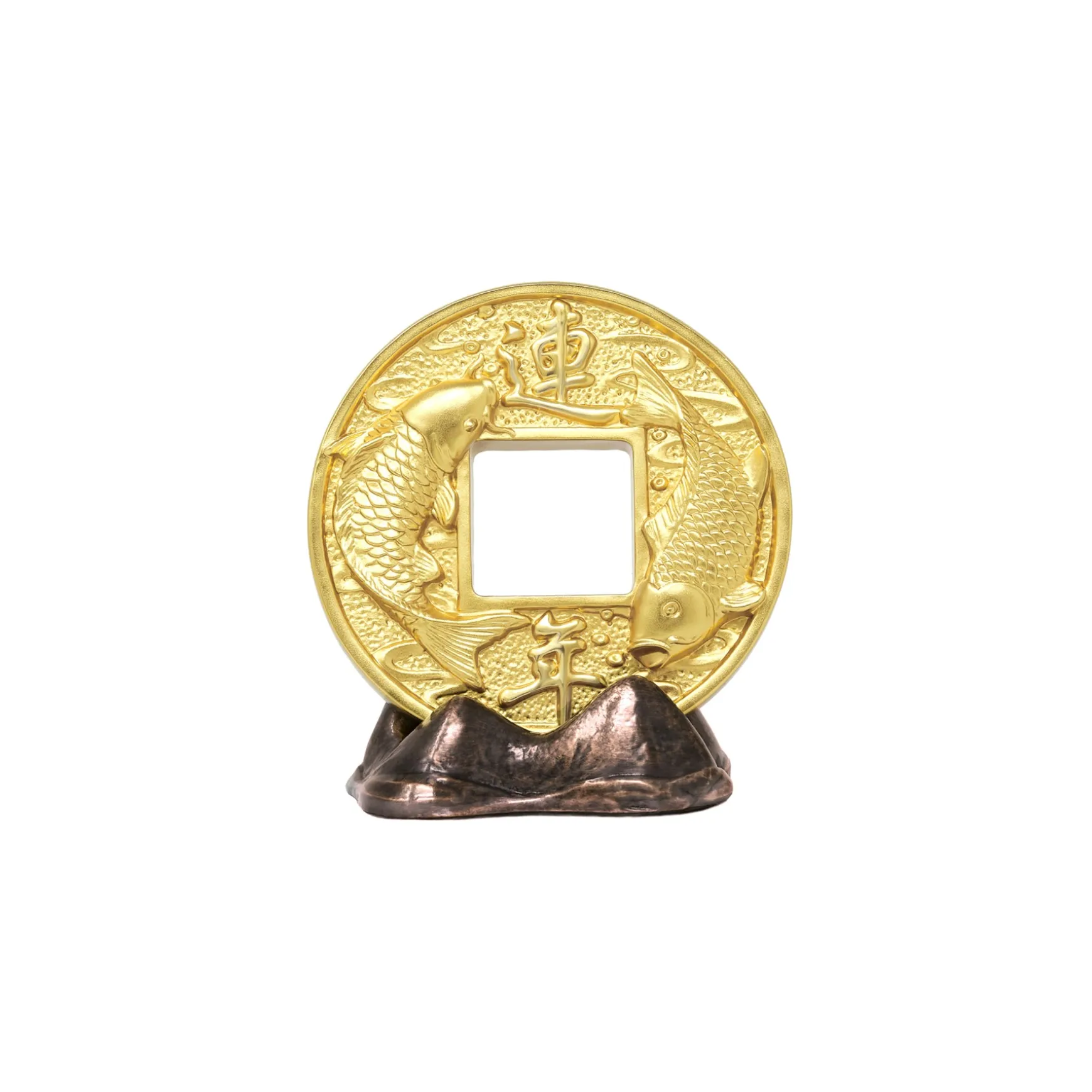 Auspicious Coin on Mountain