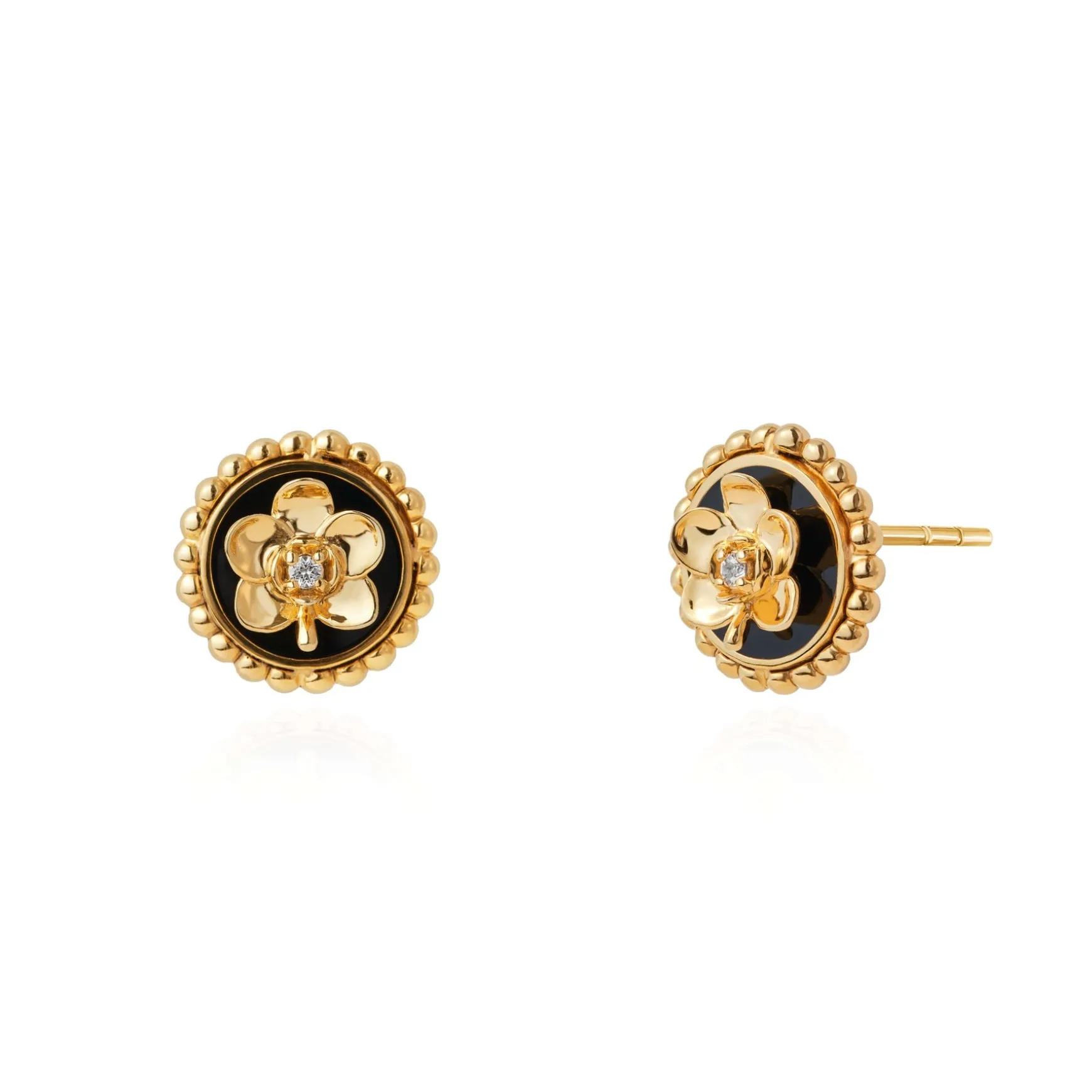 Beaded Ascocenda Earrings