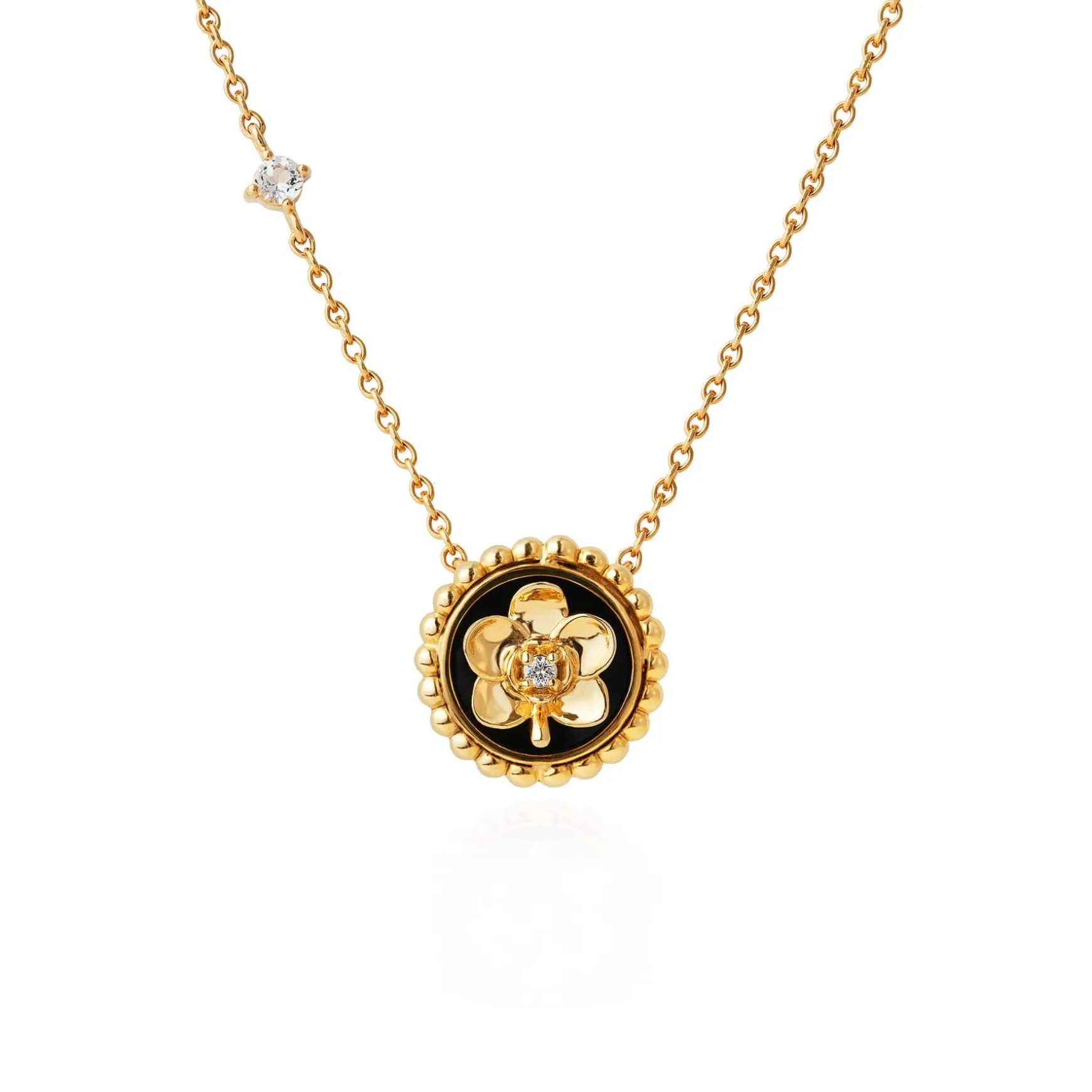 Beaded Ascocenda Necklace