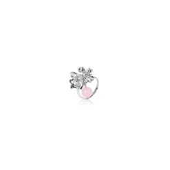Budding Love Ring with Rose Quartz