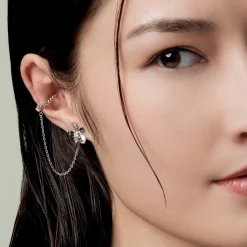 Dainty Ascocenda Orchid Ear Cuff