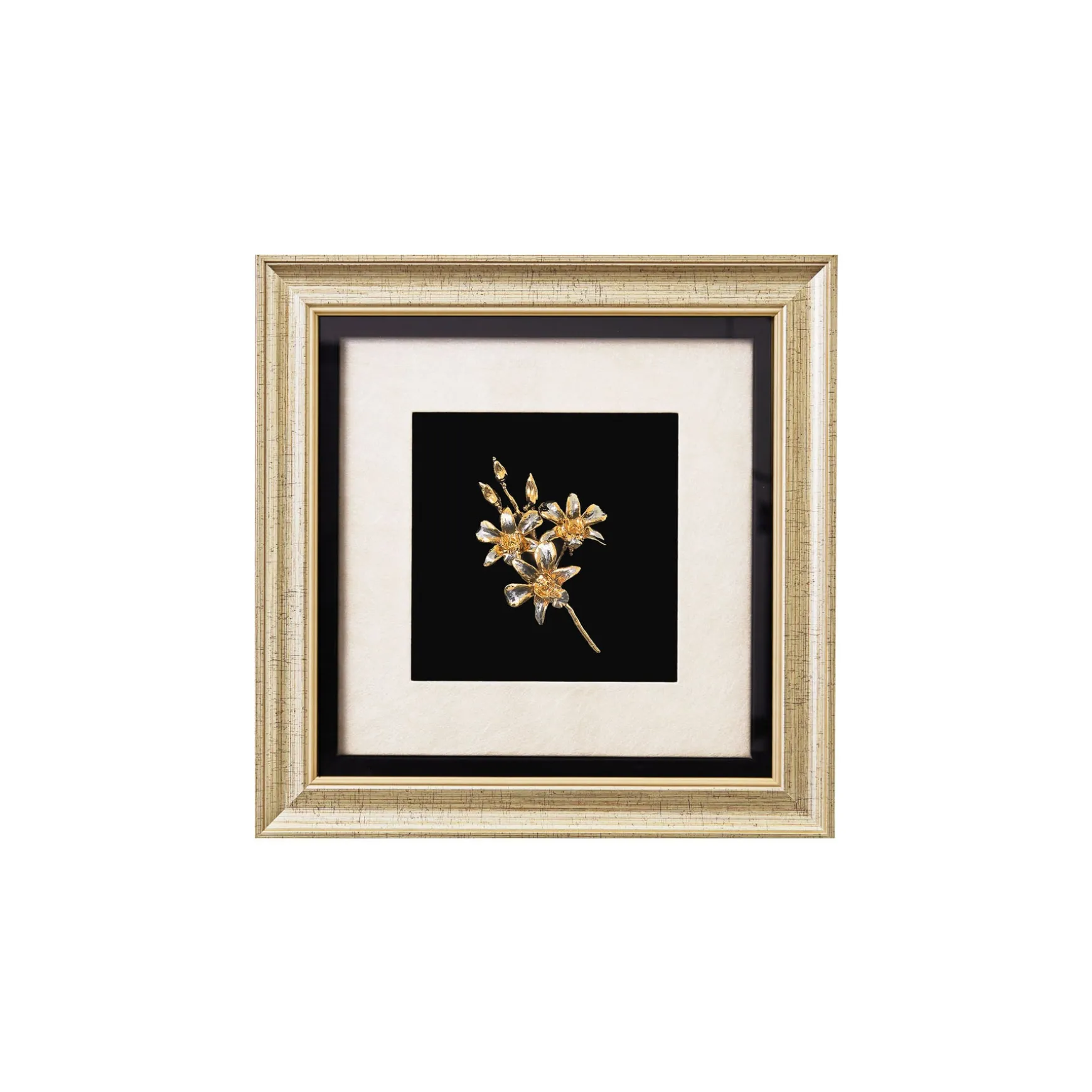 Dendrobium Orchids with Vine Frame