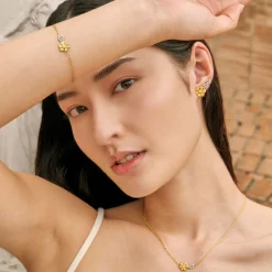 Enchanted Jasmine Climber Earrings