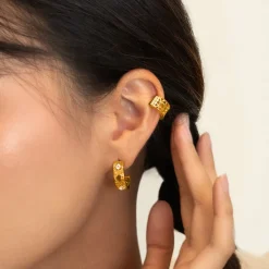 Entwined Rattan Earrings
