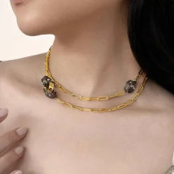 Entwined Rattan Necklace