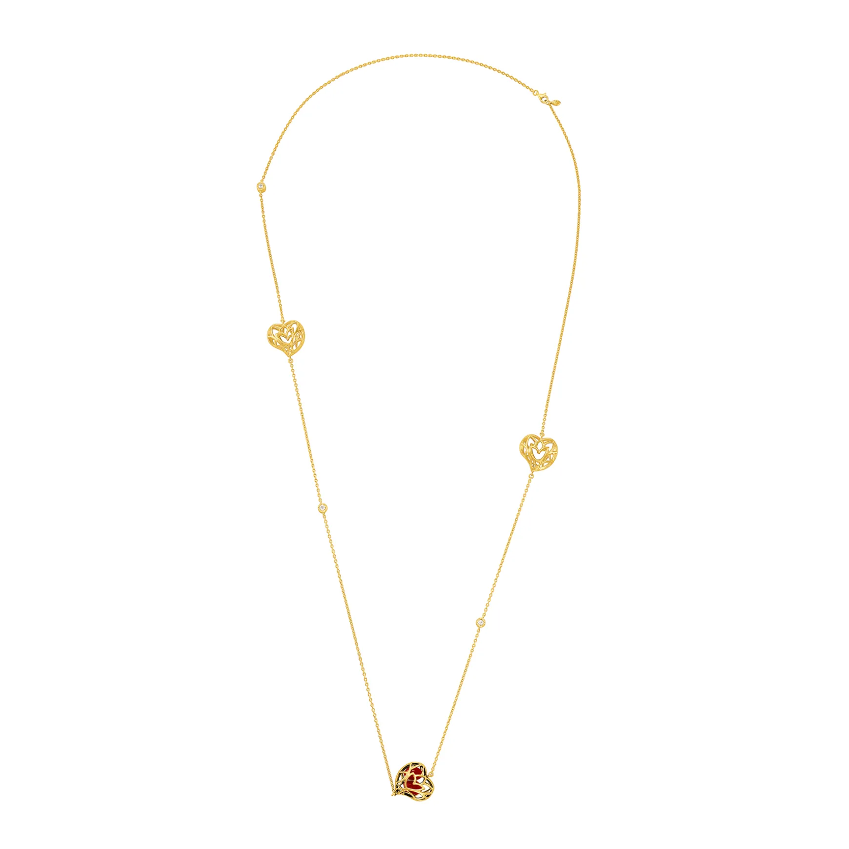 Lotus Heart Saga Seed Long Necklace