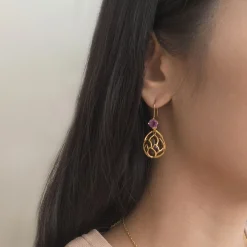 Lotus Seeds Earrings