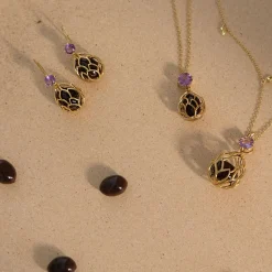 Lotus Seeds Earrings