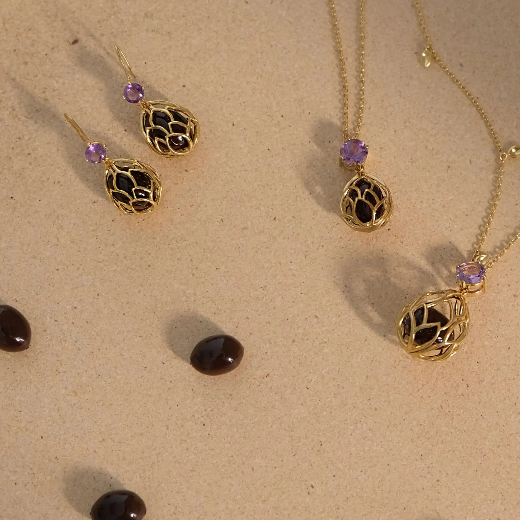 Lotus Seeds Earrings