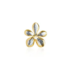 Mokara Orchid Pearl Brooch