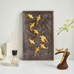 Nine Carp Lotus Frame