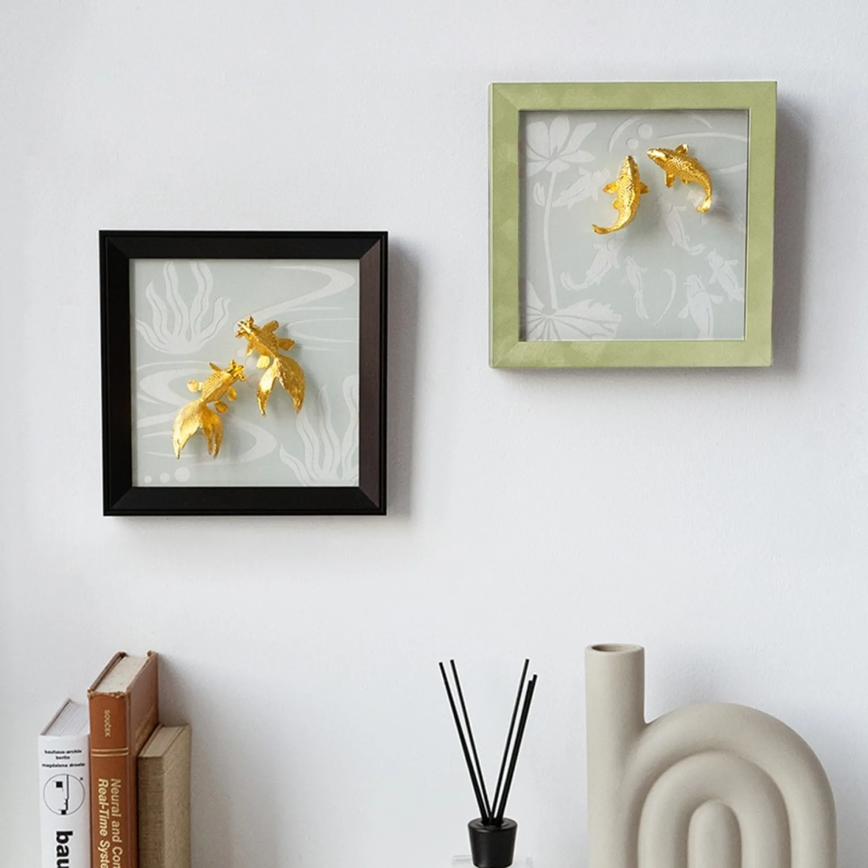 Nine Carp On Frame IV