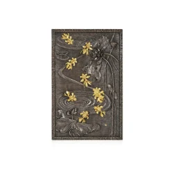 Nine Goldfish Lotus Frame