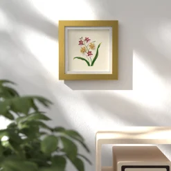 Oncidium Sharry Baby (Gold) Orchid Frame