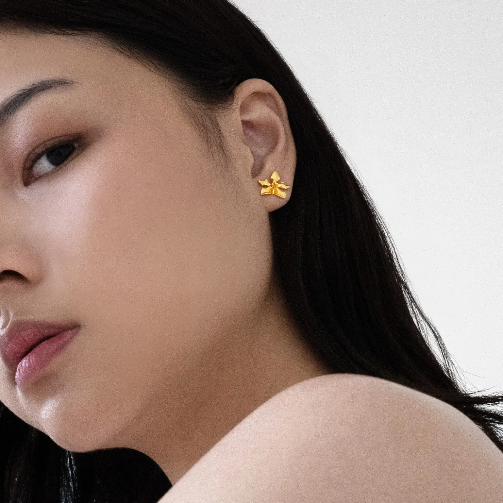 Orchid Spiral Earrings