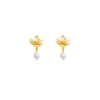 Pelatanthera Insectifera Earring with Burmese Lavender Jade (PG)