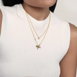 Peranakan Jewel Necklace with Moonstone