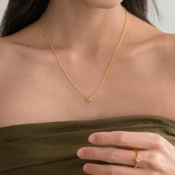 Peranakan Jewel Necklace with Moonstone