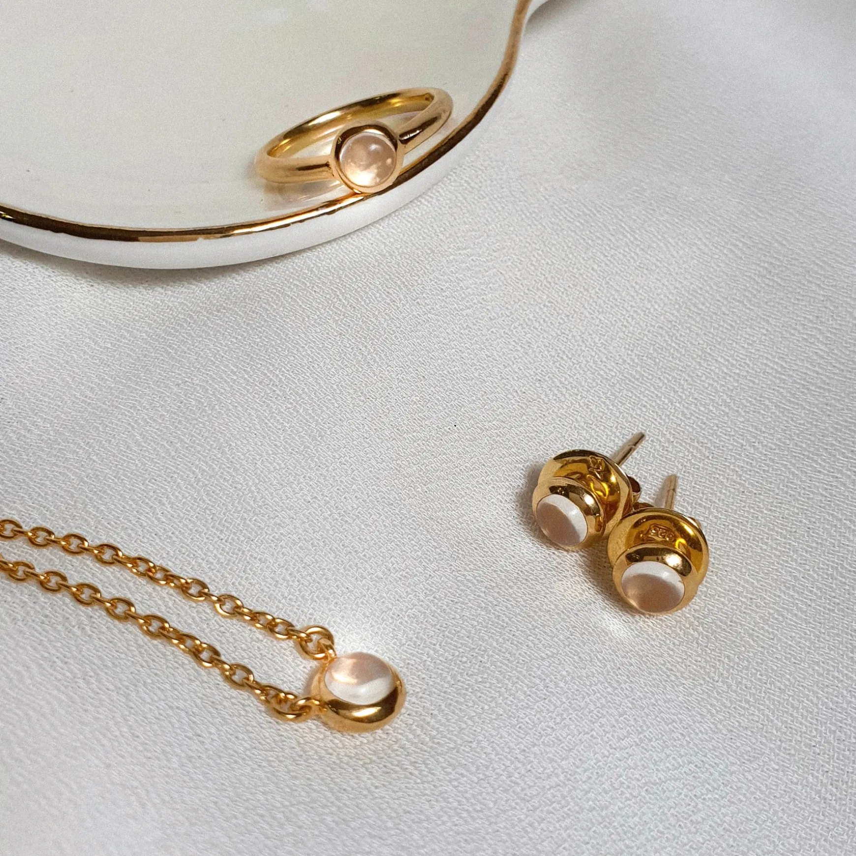 Peranakan Jewel Ring with Moonstone