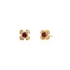Petite Peranakan Kebaya Earrings With Garnet