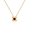 Petite Peranakan Kebaya Necklace With Garnet