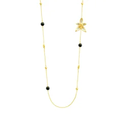 Phalaenopsis Blossom Necklace in Gold & Palladium