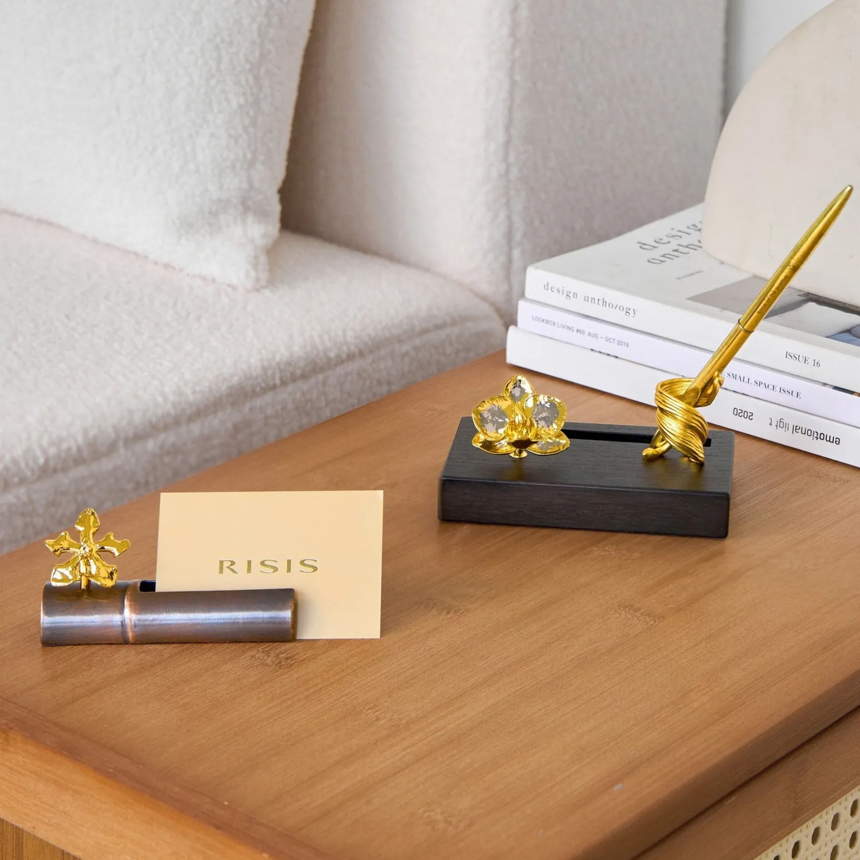 Phalaenopsis Orchid Pen And Name Card Holder