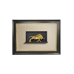 Raging Bull in Black Frame