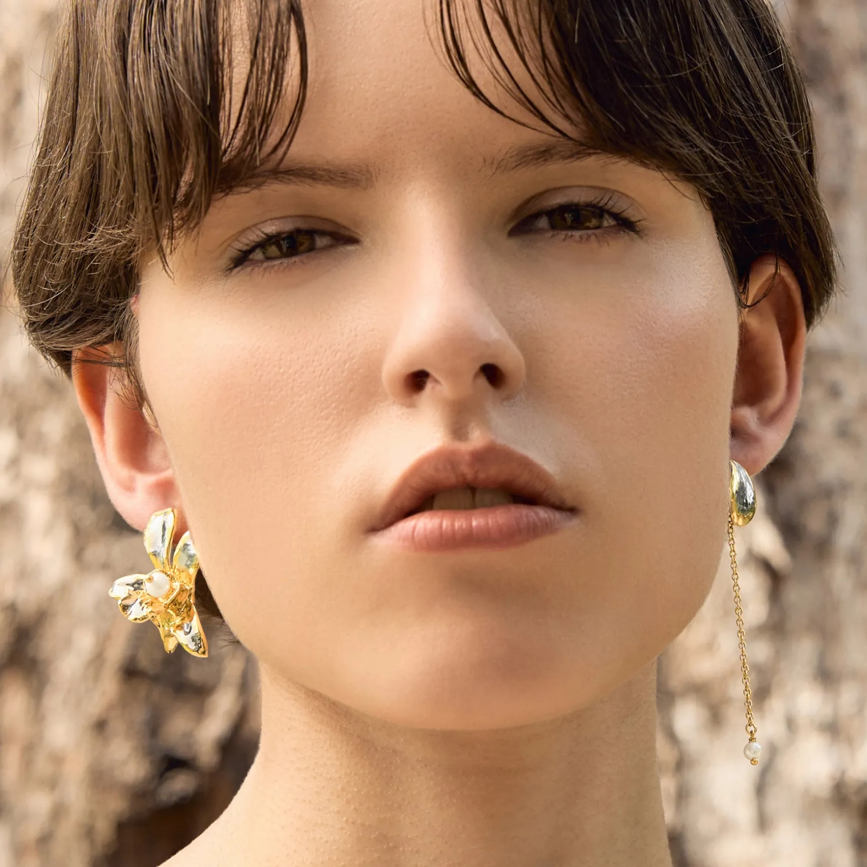 Re-Bloom Audacious Pearl Drop Earrings