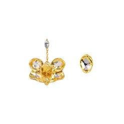 Re-Bloom Dangling Topaz Earrings