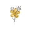 Re-Bloom Rosy Sapphire Brooch