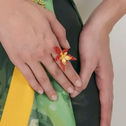RISIS X TRIOLOGIE Iconic Phalaenopsis Orchid Ring