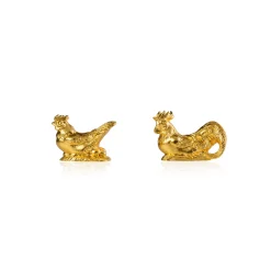 Rooster and Hen Chopstick Rests
