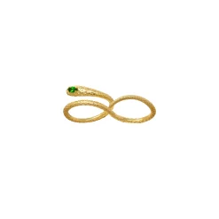 Serpentine Enigma Double Ring