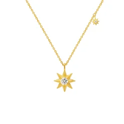 Starry Anise Necklace in Gold
