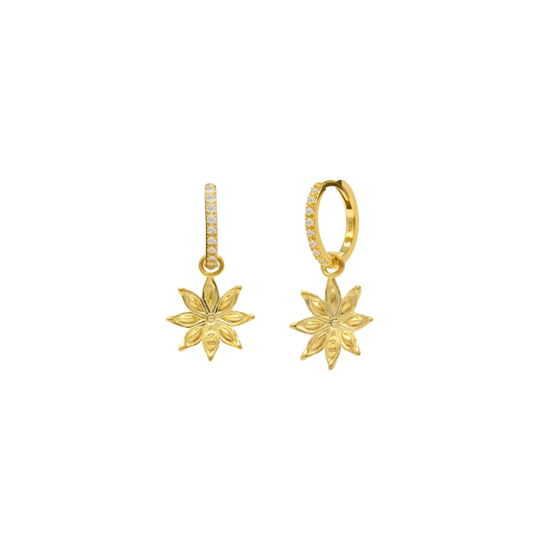 Starry Anise Versa Earrings in Gold