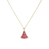 Sweet Nyonya Necklace in Gold with White Topaz