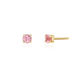 Timeless Peranakan Earrings With Pink Tourmaline