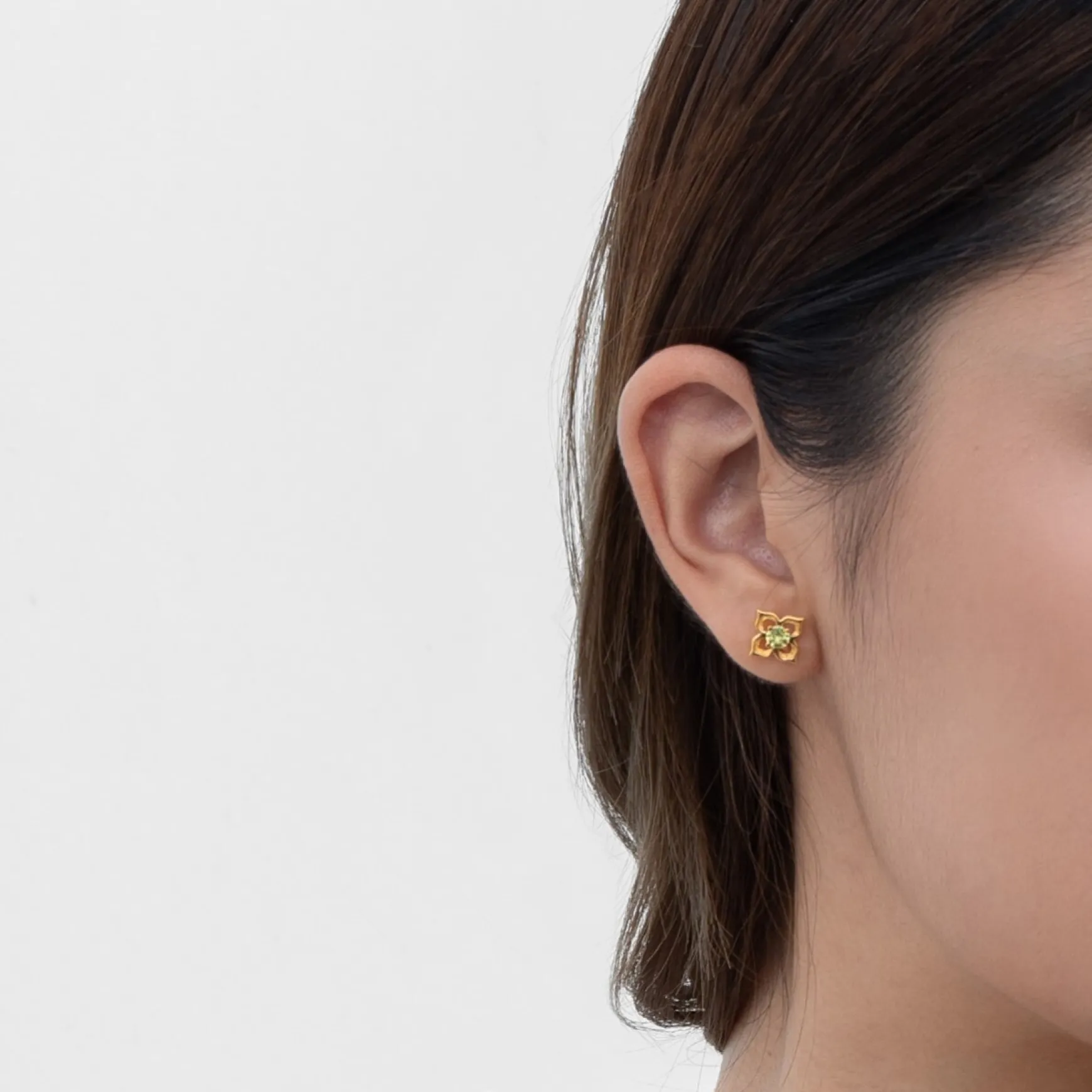 Timeless Peranakan Earrings With Peridot