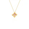 Timeless Peranakan Necklace With Pink Tourmaline