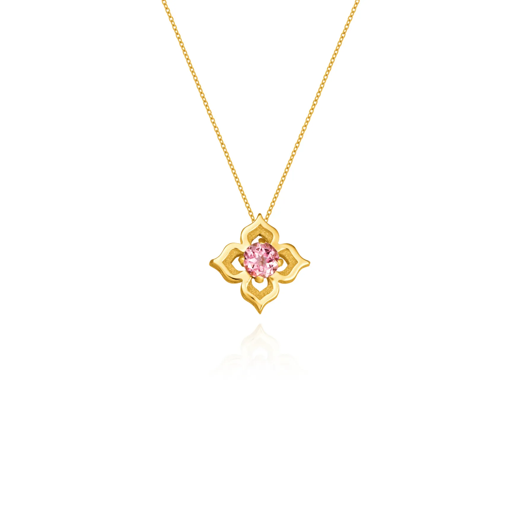 Timeless Peranakan Necklace With Pink Tourmaline