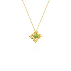 Timeless Peranakan Small Necklace With Peridot