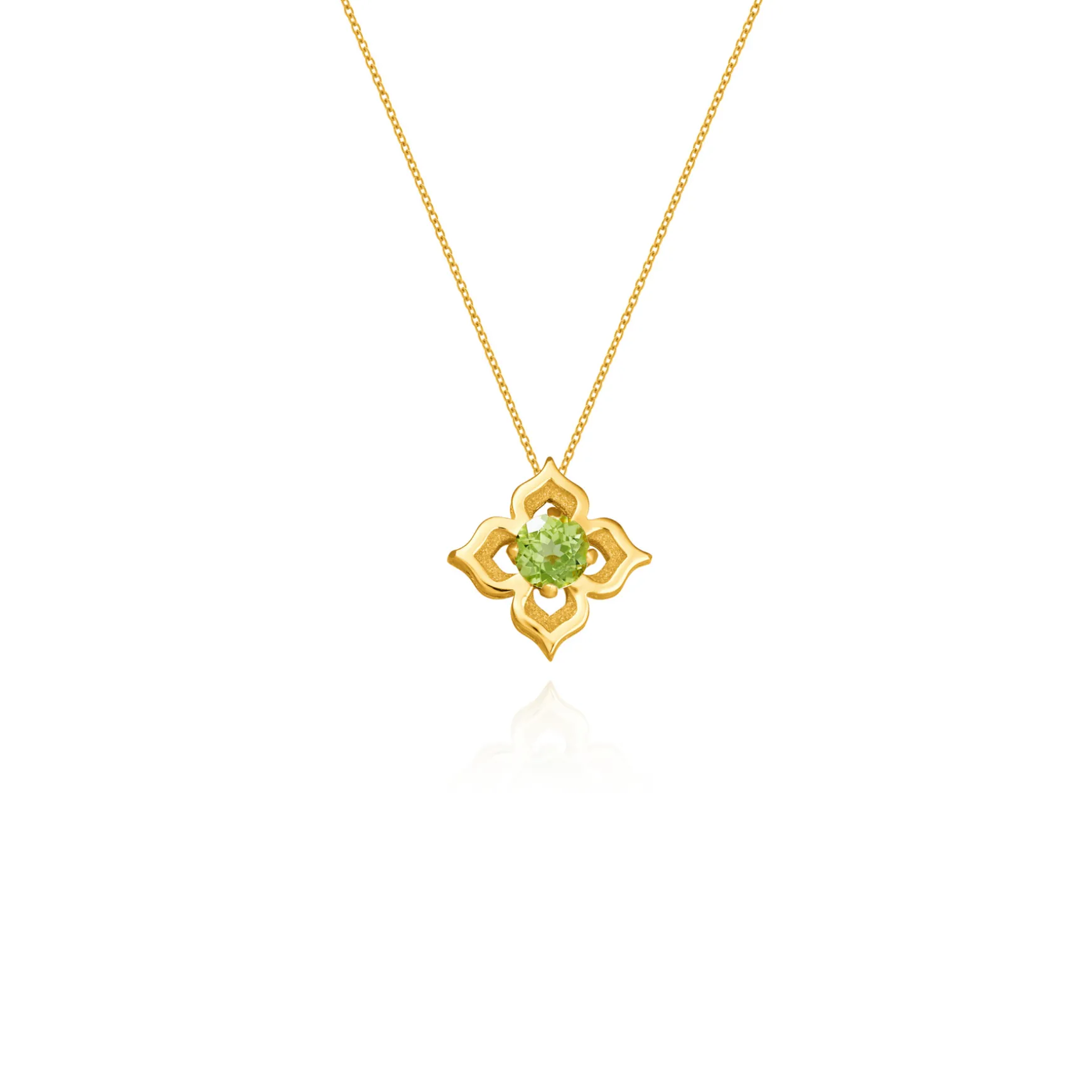 Timeless Peranakan Small Necklace With Peridot