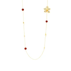 Vanda Blossom Necklace in Palladium