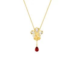 Vanda Miss Joaquim Heritage Necklace with Garnet