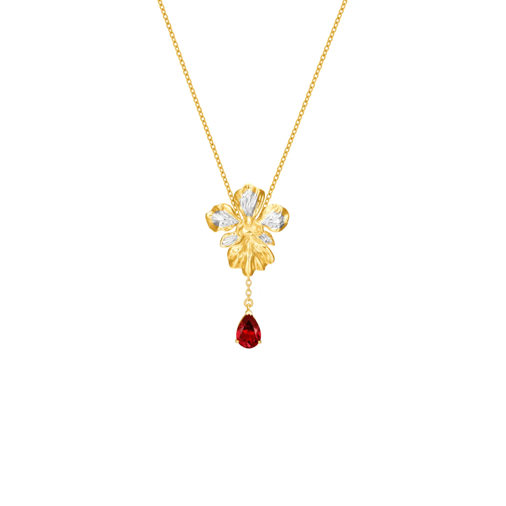 Vanda Miss Joaquim Heritage Necklace with Garnet
