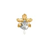 Wilsonara Orchid Pearl Brooch